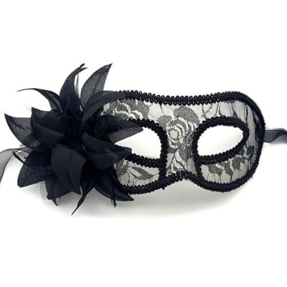 6723 Black Lace Masquerade Mask Mardi Gras Venetian Masks Halloween Costume